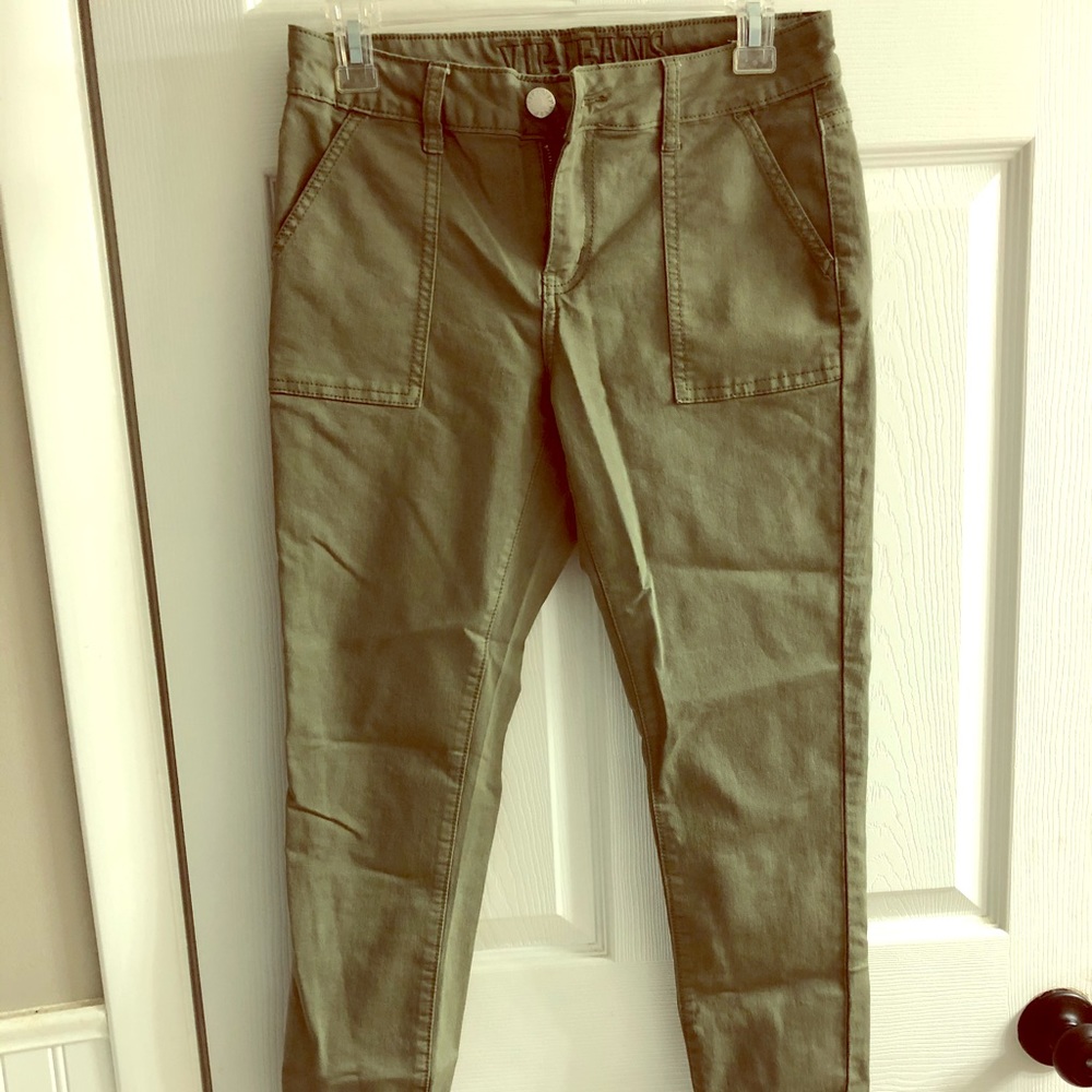 Olive green cargo pants